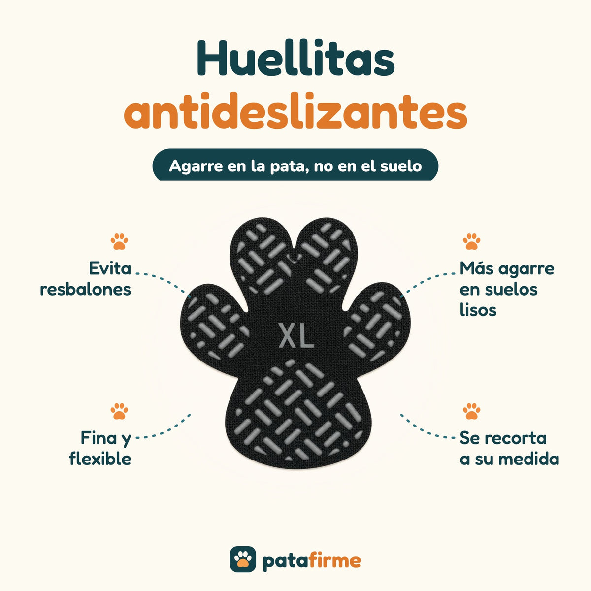 Huellitas antideslizantes: evitan resbalones, más agarre en suelos lisos, finas y flexibles, se recortan